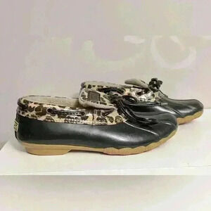 Sperry Waterproof Rubber Duck Shoes Size 6
